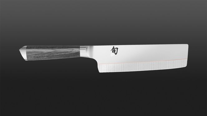 
                    Dual-core blade of the Shun Kagerou Nakiri crafted using an innovative forging process