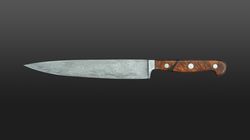 Coltello per carne, Coltello per prosciutto damasco