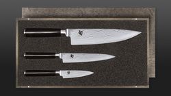 Meat knife, Damask knife set