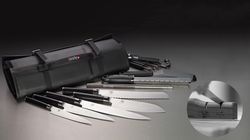 Messerset, Messertasche Shun mit Schleifgerät