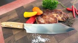 Legno d'ulivo, Wok Grillmesser