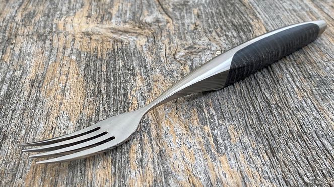 
                    swiss steak fork made by sknife knife manufactory in Biel