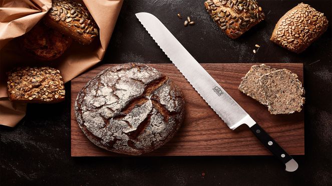 
                    Coltello per il pane Alpha per tagliare il pane croccante