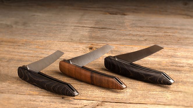 
                    Swiss pocketknife walnut with other variations damask and ash