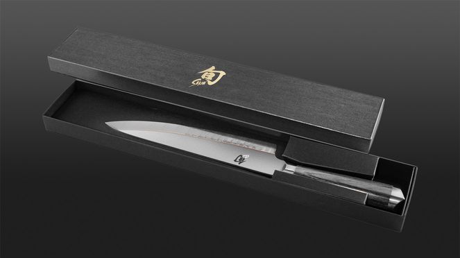 
                    Couteau de chef Shun Kagerou en emballage noble et durable