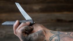 Coltello a serramanico, Taschenmesser Damast