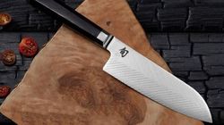 Acciaio damasco inossidabile, Dual Core Santoku